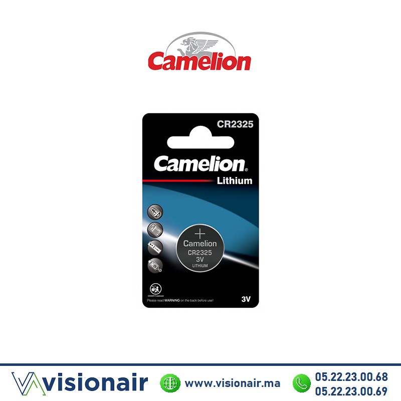 [CAMELIONCR2325] Pile bouton CAMELION CR2325 3V lithium