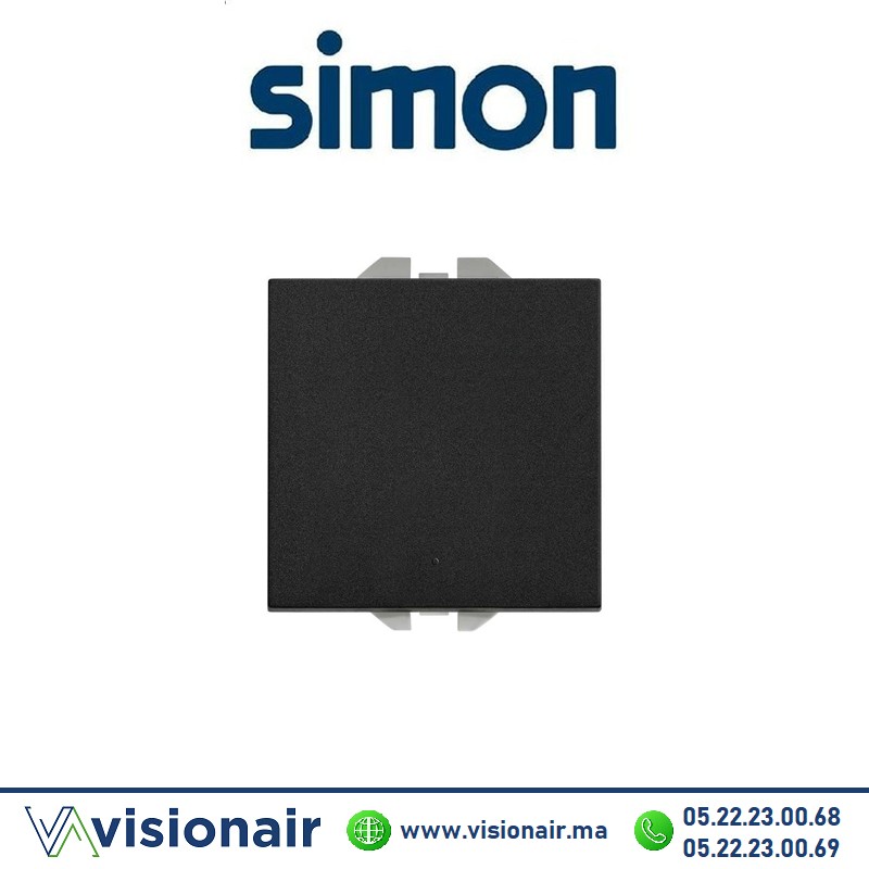 [20000201-098] Interrupteur Simon 270 10AX va-et-vient Noir mat 20000201-098
