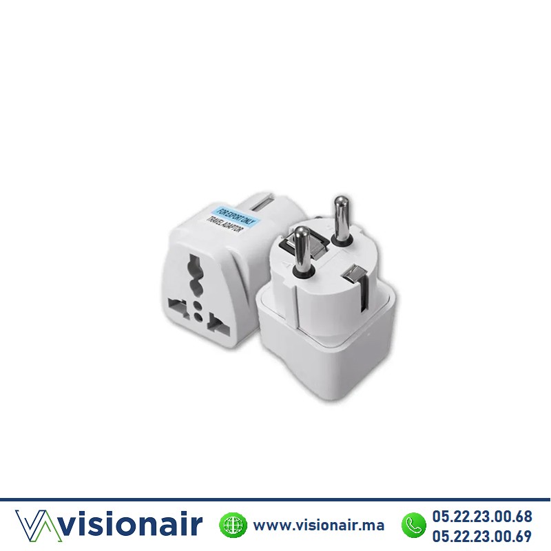 [TS-11] Fiche adapteur américain 2P+T