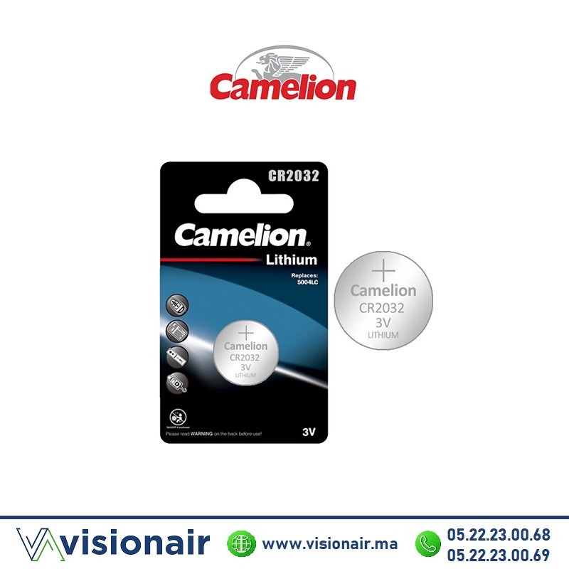 [CAMELIONCR2032] Pile bouton CAMELION CR2032 3V lithium