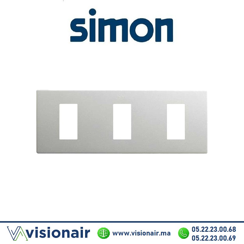 [27101630-093] Cadre Simon 270 Minima 3 modules Aluminium 27101630-093