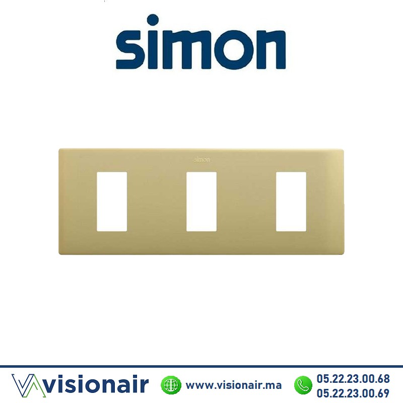 [27101630-097] Cadre Simon 270 Minima 3 modules Laiton 27101630-097