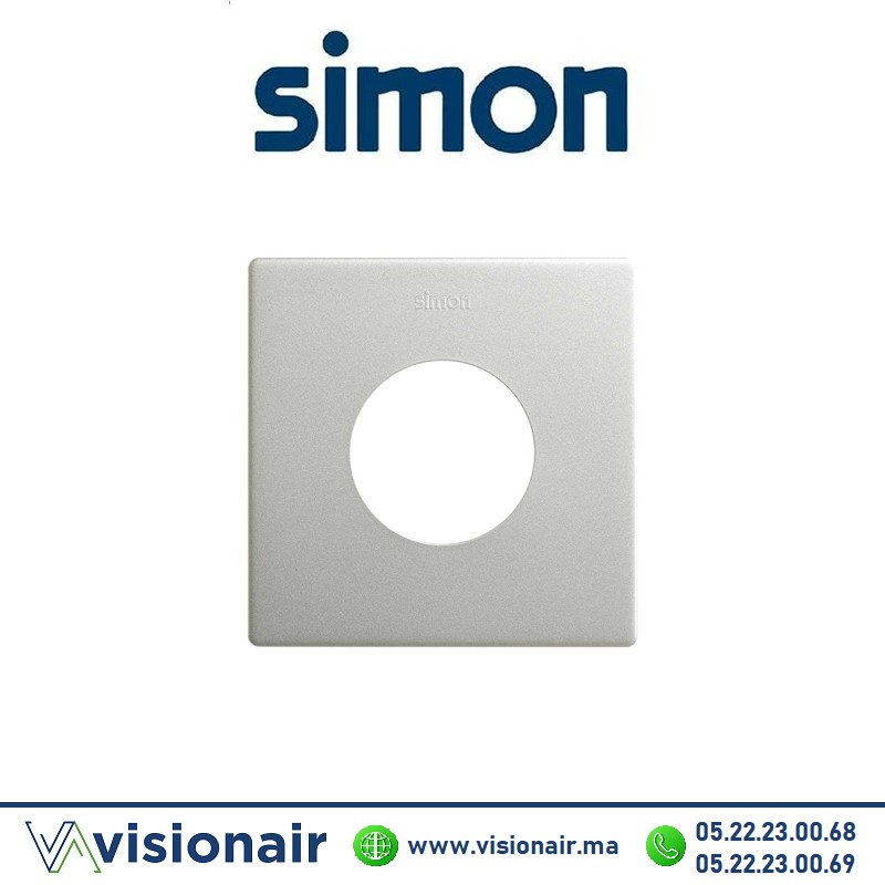 [27110610-093] Cadre Simon 270 Minima 1 module 2P+T CLEAN Aluminium 27110610-093