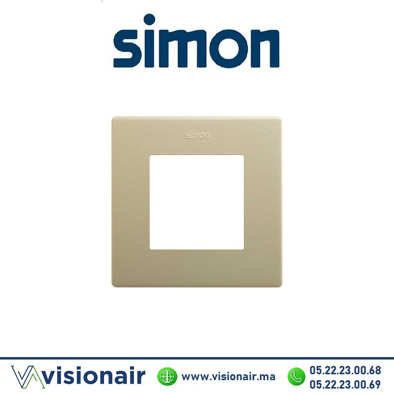 [27000610-094] Cadre Simon 270 1 module Icon champagne 27000610-094