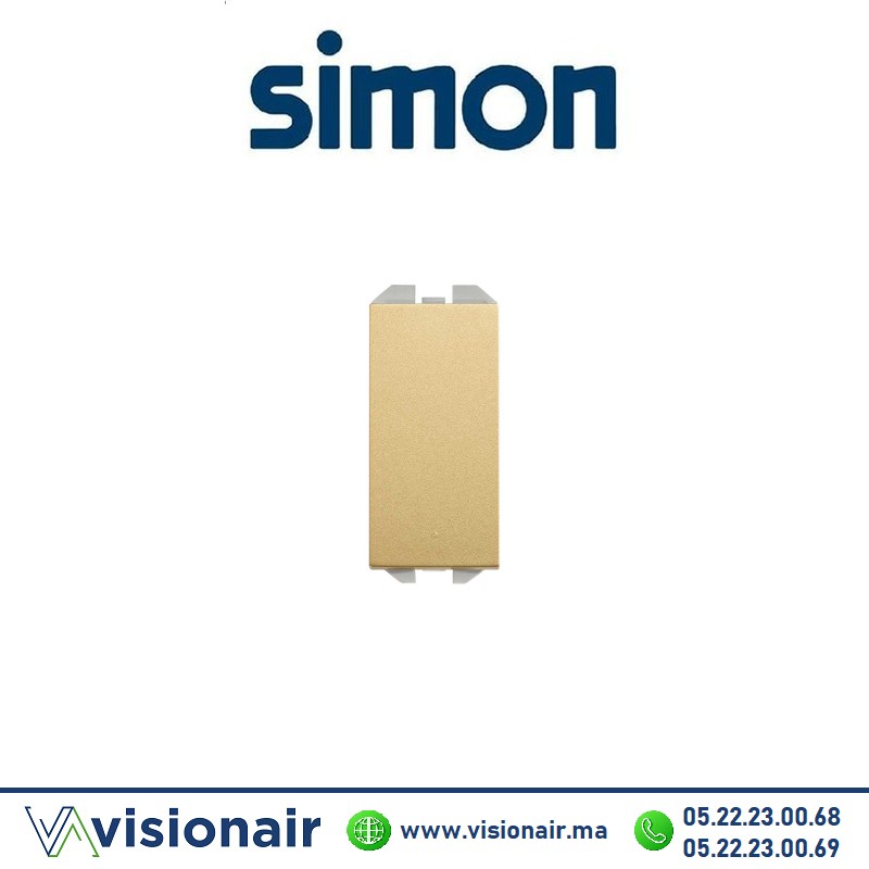 [20001101-095] Interrupteur Simon270 unipolaire Or 20001101-095