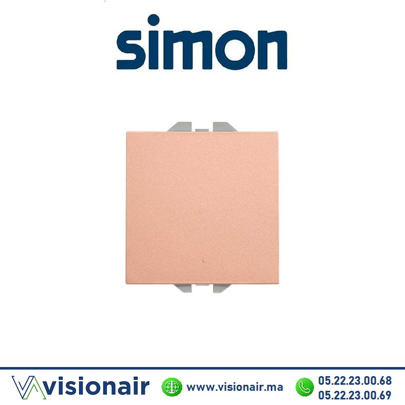 [20000201-091] Interrupteur Simon 270 10AX va-et-vient rose cold 20000201-091