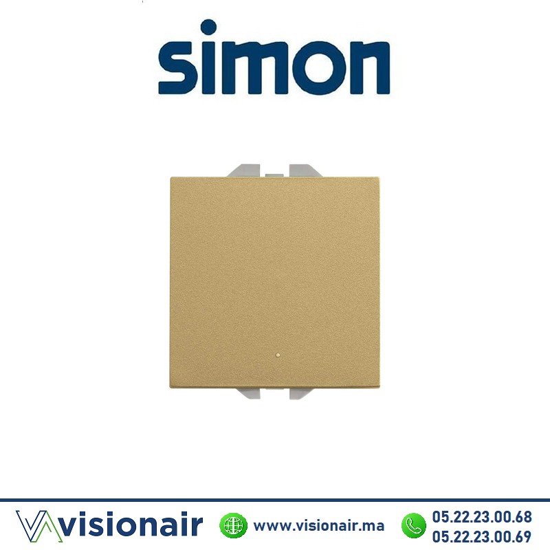 [20000201-095] Interrupteur Simon 270 10AX va-et-vient Or 20000201-095