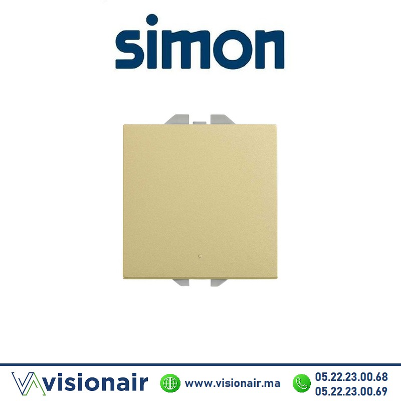 [20000201-097] Interrupteur Simon 270 10AX va-et-vient laiton 20000201-097