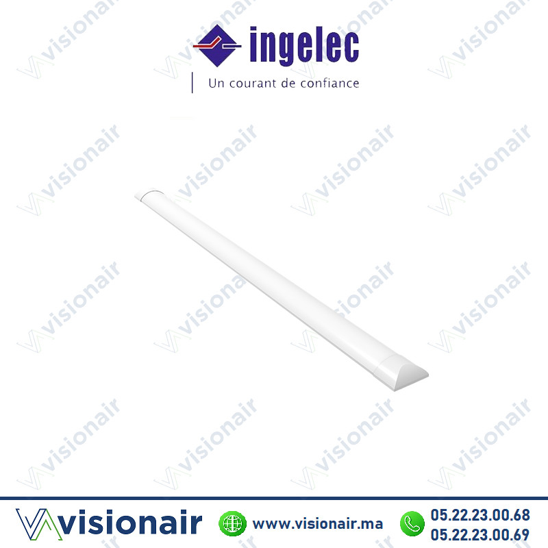 [INGR361/36] Réglette Plate Ingelec LED intégré 36W 6500°K 120cm