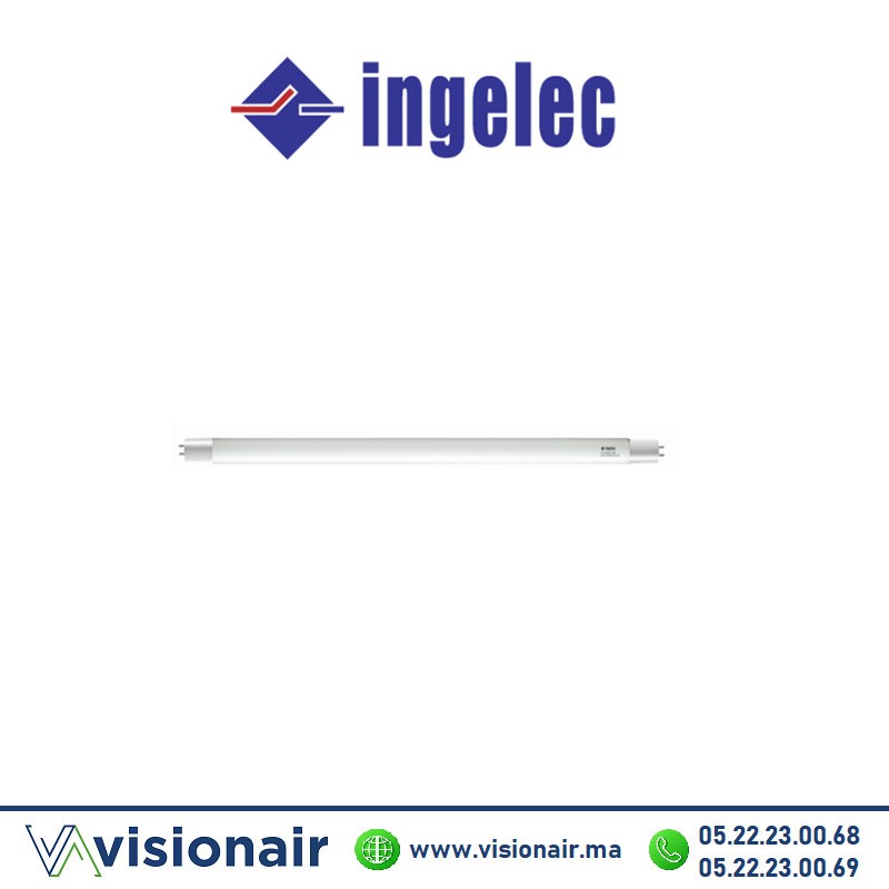 [INGLEDT18G132] Tube LED Ingelec 18W bipolaire 6500°K T8 120cm