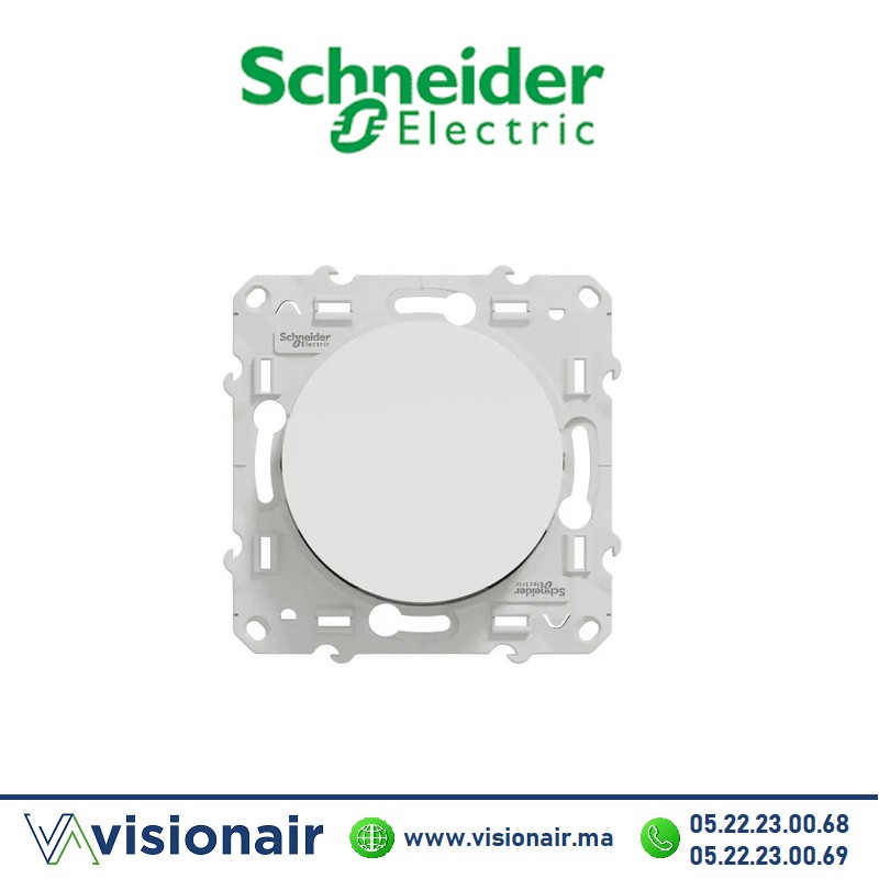 [S520204] Interrupteur va et vient Schneider Odace blanc S520204