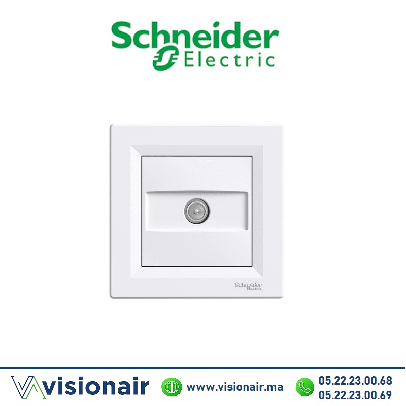 [EPH3200121] Prise TV Schneider Asfora blanc EPH3200121