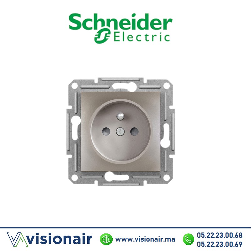 [EPH2800269] Prise 2P +T Schneider Asfora bronze EPH2800269