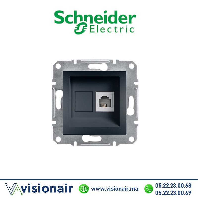 [EPH4100171] Prise RJ11 Schneider Asfora anthracite EPH4100171
