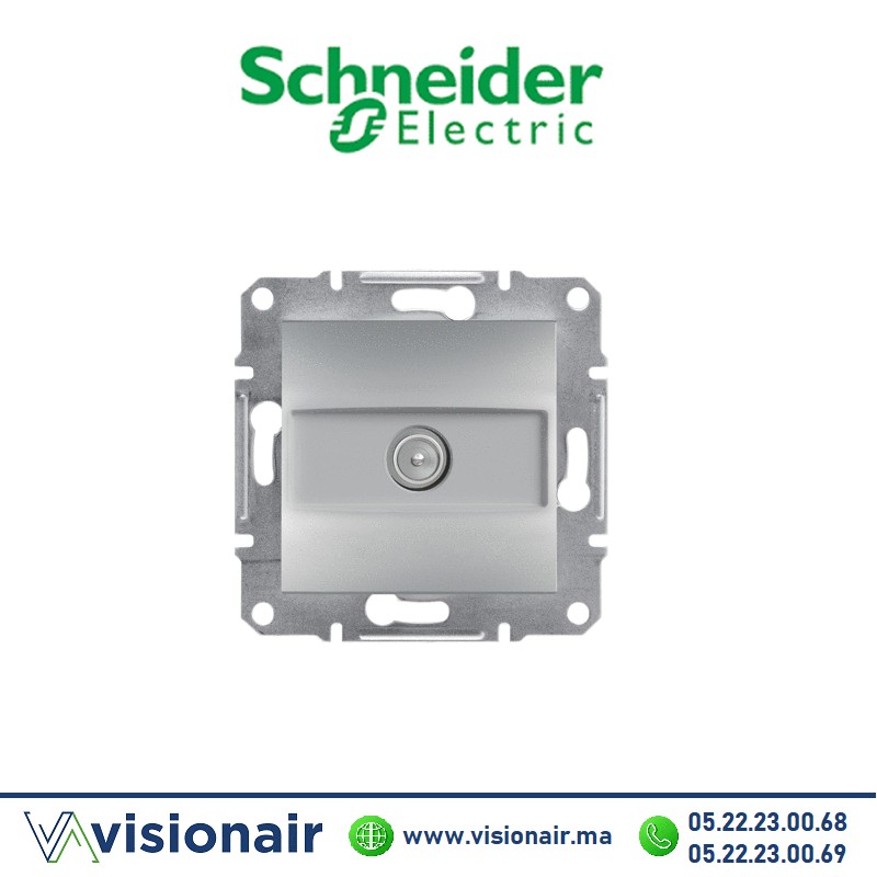 [EPH3200161] Prise TV Schneider Asfora aluminium EPH3200161