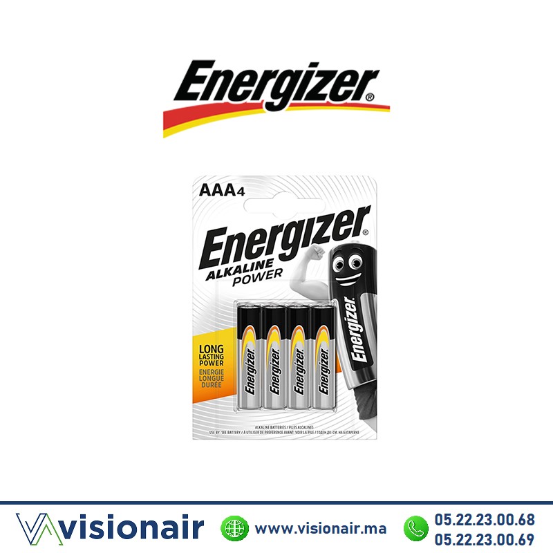 [EALKALINEPAAA2] Pile ENERGIZER ALKALINE POWER AAA2 LR03 1,5V alcaline