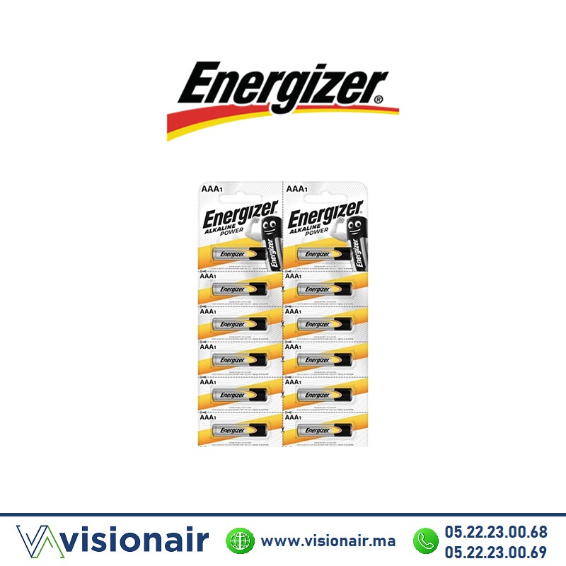 [EALKALINEPAAA1] Pile ENERGIZER ALKALINE POWER AAA1 LR03 1,5V alcaline