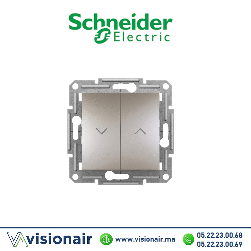 [EPH1300569] Interrupteur volet roulant Schneider Asfora bronze EPH1300569