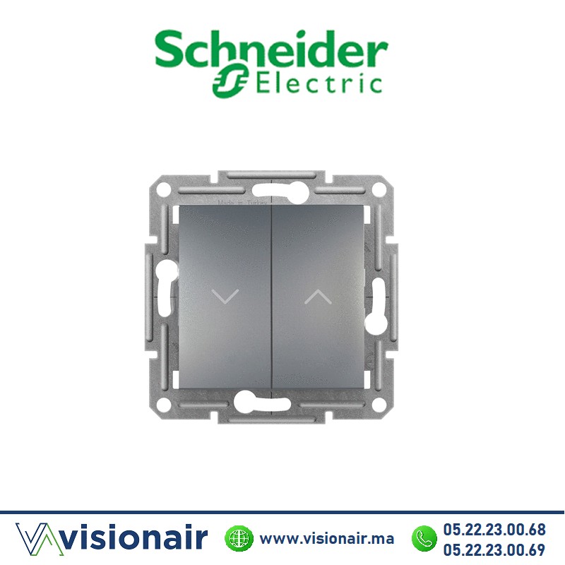 [EPH1300362] Poussoir volet roulant Schneider Asfora Acier EPH1300362