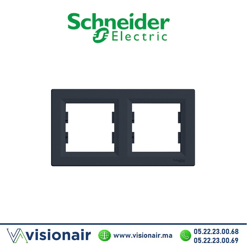 [EPH5800271] Plaque 2P Schneider Asfora anthracite EPH5800271