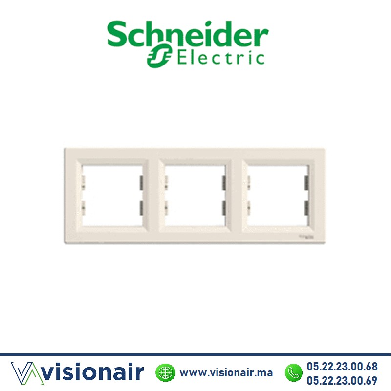 [EPH5800323] Plaque 3P Schneider Asfora crème EPH5800323