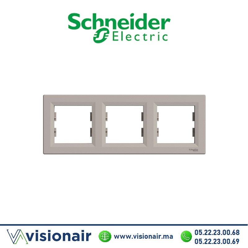 [EPH5800369] Plaque 3P Schneider Asfora bronze EPH5800369