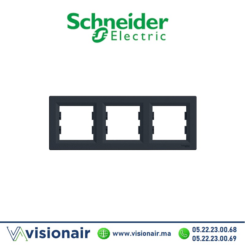 [EPH5800371] Plaque 3P Schneider Asfora anthracite EPH5800371