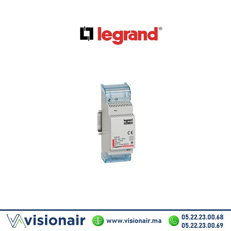 [003567] Alimentation moduleur LEGRAND Mosaic 27V 6A  21,5 W pour le report d’information 003567