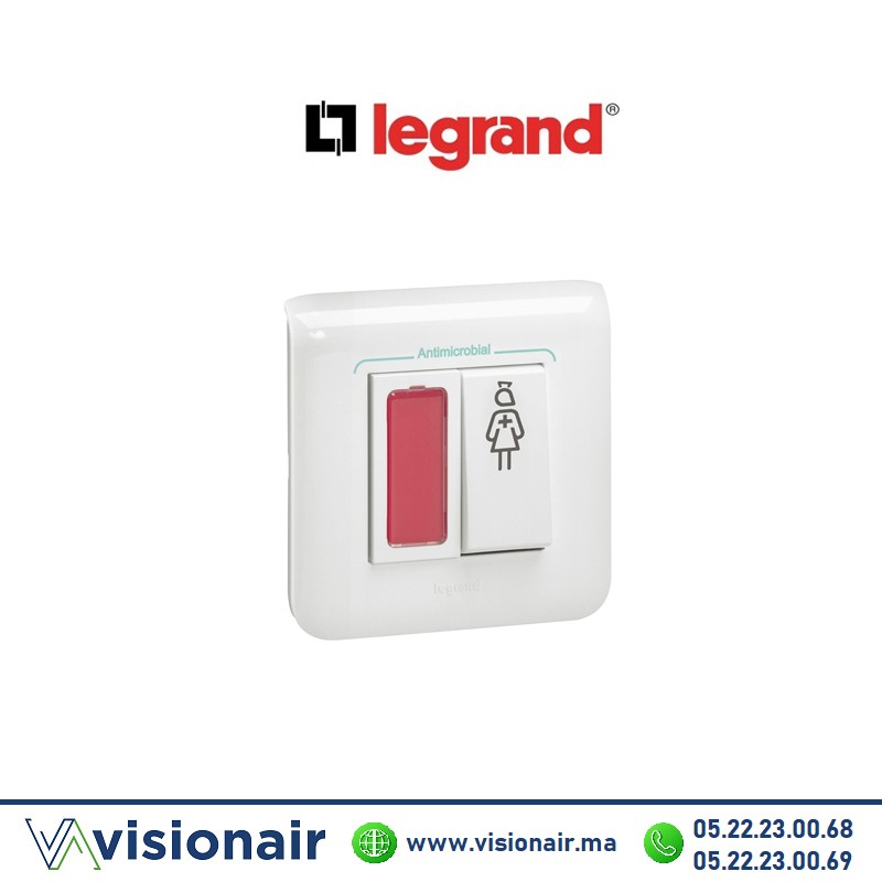 [076685] Bloc d'appelle LEGRAND Mosaic IP20 pour sanitaires ou buton d'appelle 076685