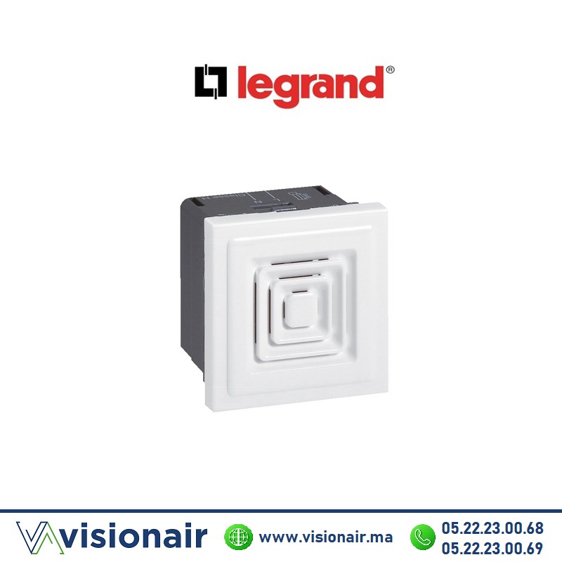 [076642] Sonnerie à timbre électronique Legrand Mosaic 27V IP41 076642