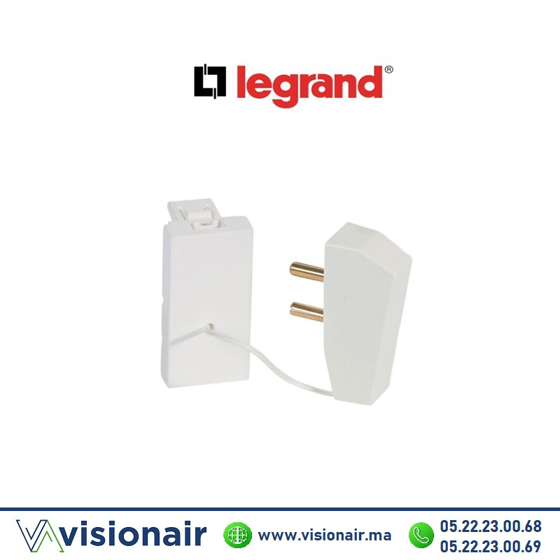 [078207] Fich shunt Legrand Mosaic pour mise en attente d’alarme biomédical  078207