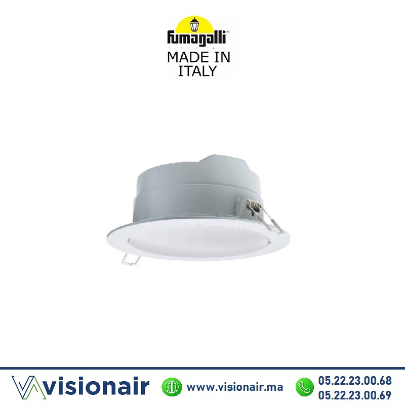 [FUMATERESA160G] Plafonnier encastré Fumagalli Teresa 160 gris IP55