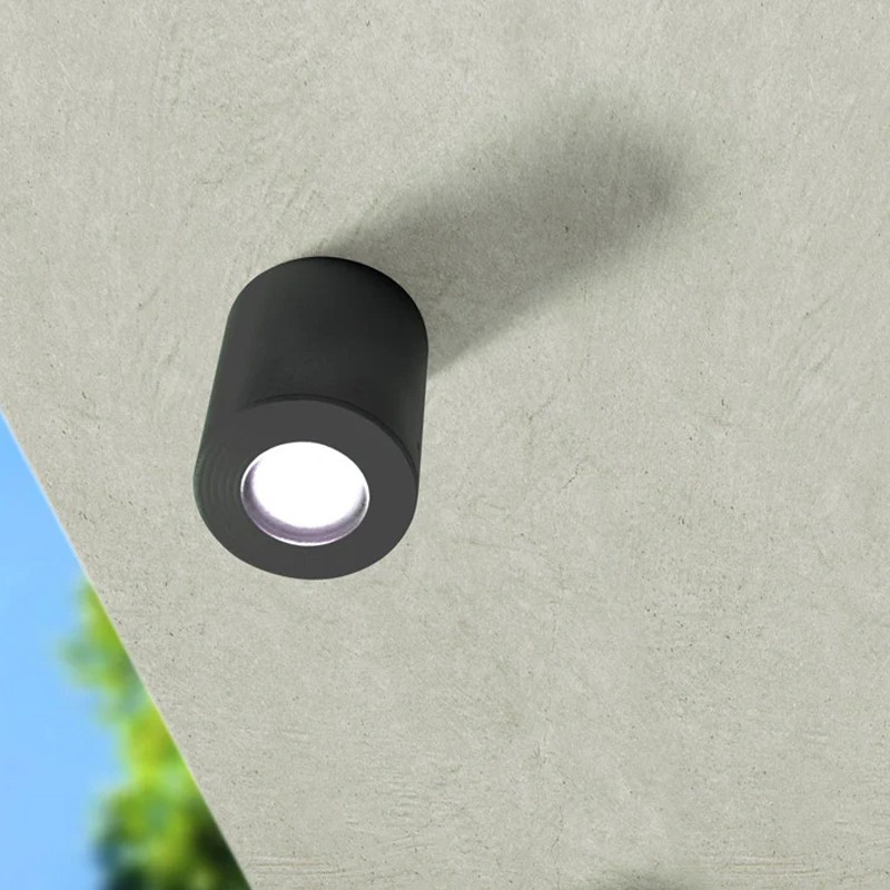 Plafonnier encastré Fumagalli Franca 90 Noir IP55 Casablanca Maroc
