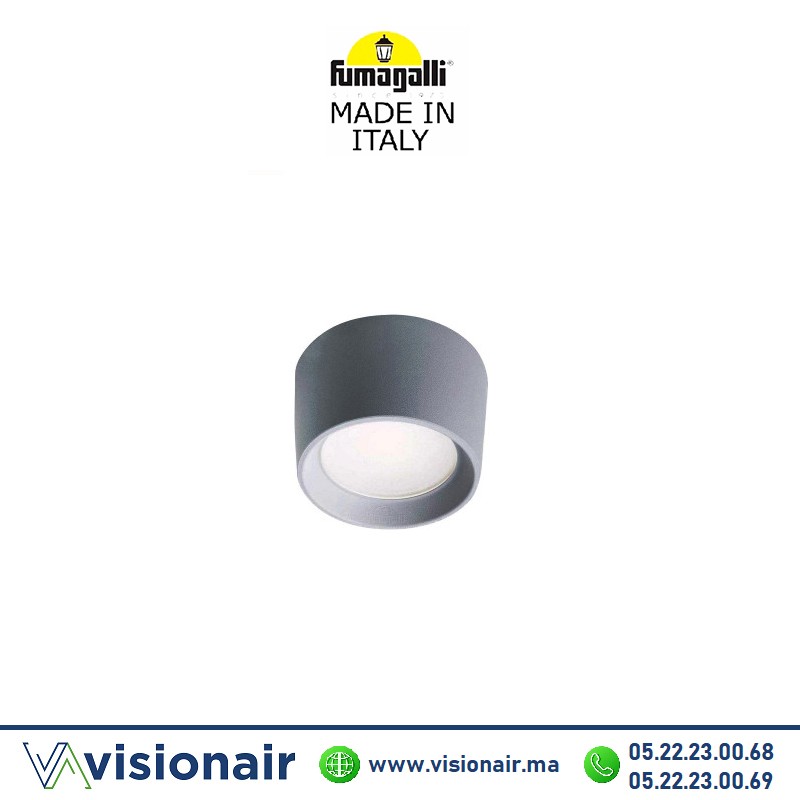 [FUMALIVIA160G] Plafonnier Fumagalli Livia 160 gris IP55