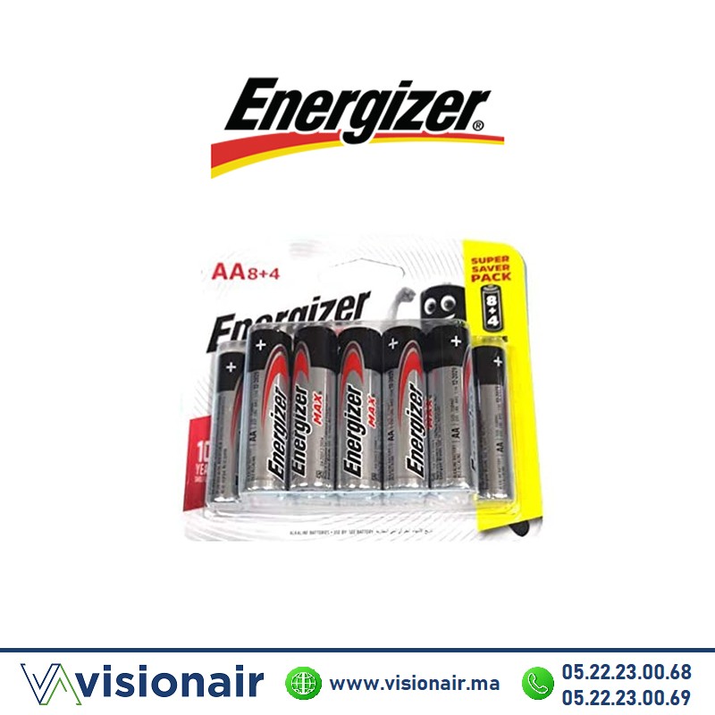 [EMAXAA8+4] Pile Energizer MAX AA8+4 LR06 1,5V alcaline