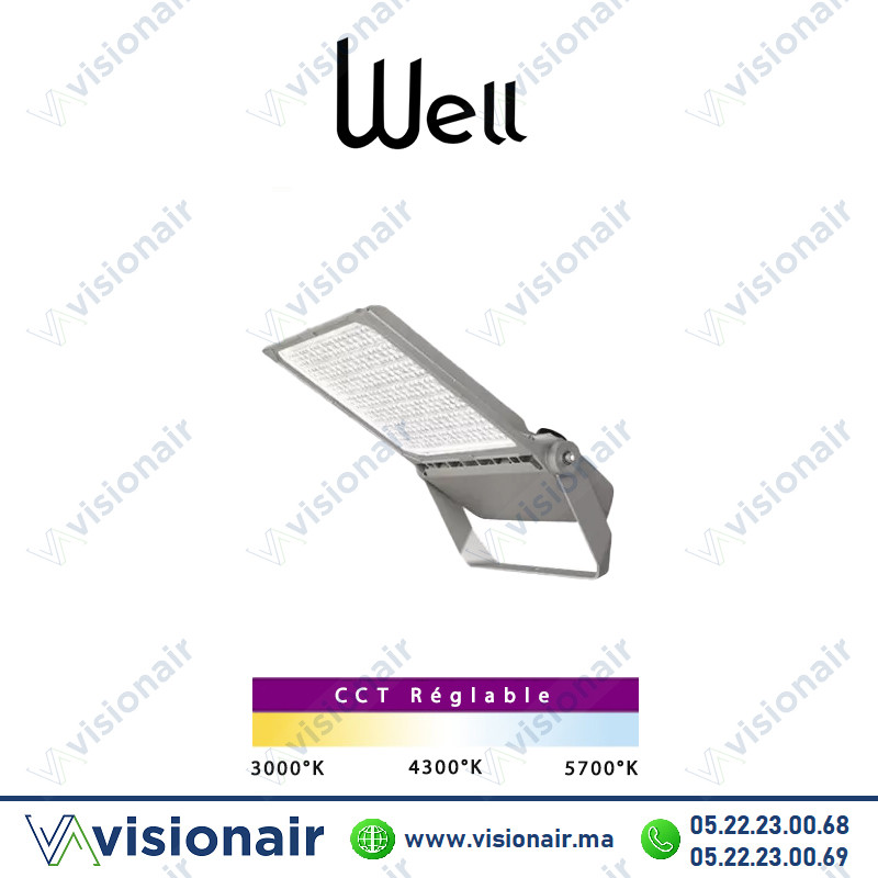 [WELLCCT] Projecteur LED WELL réglable IP66 CCT WELLCCT