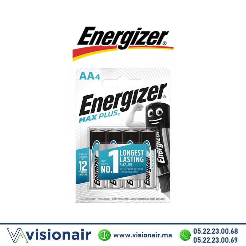 [EMAXPLUSAAA4] Pile Energizer MAX Plus AAA4 LR03 1,5V alcaline