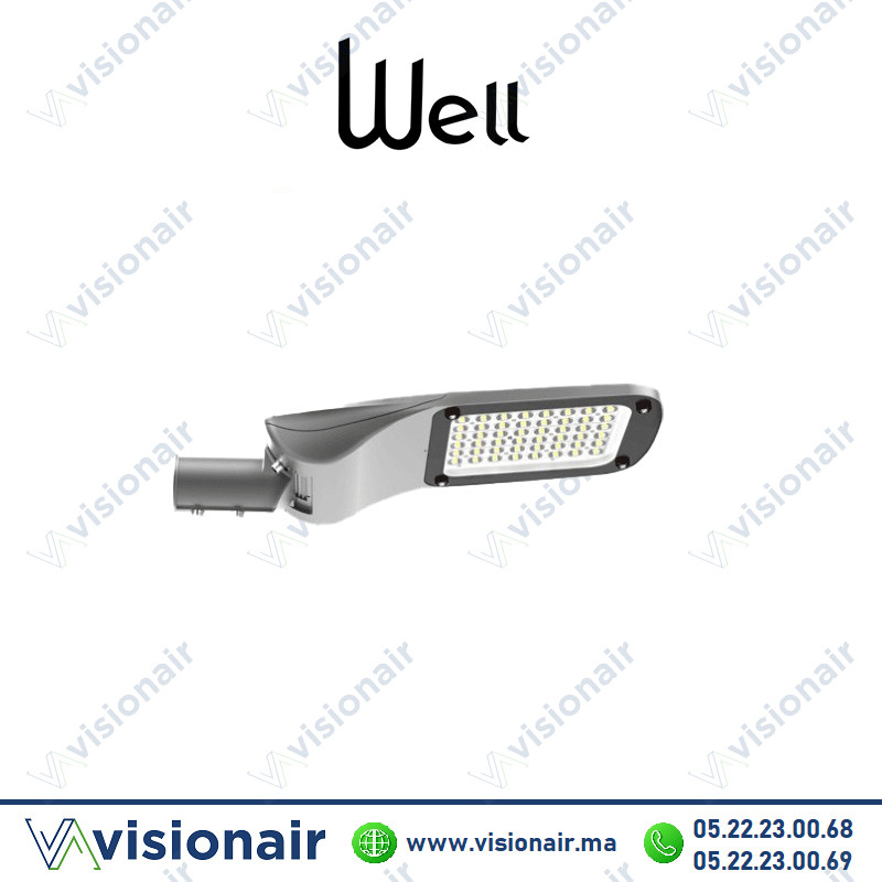 [WELL-LUG150W4K] Luminaire LED WELL LUGANO 150W 4000°K éclairage publique