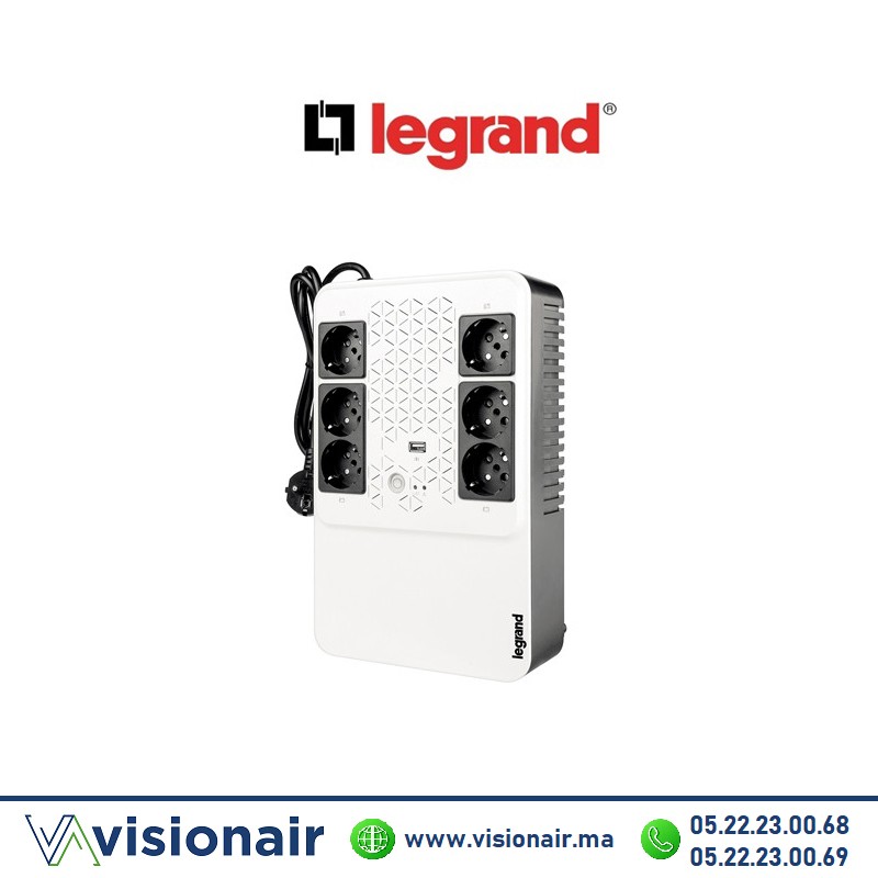 [LEG310083] Onduleur Legrand KEOR MULTIPLUG 600VA 360W 310083