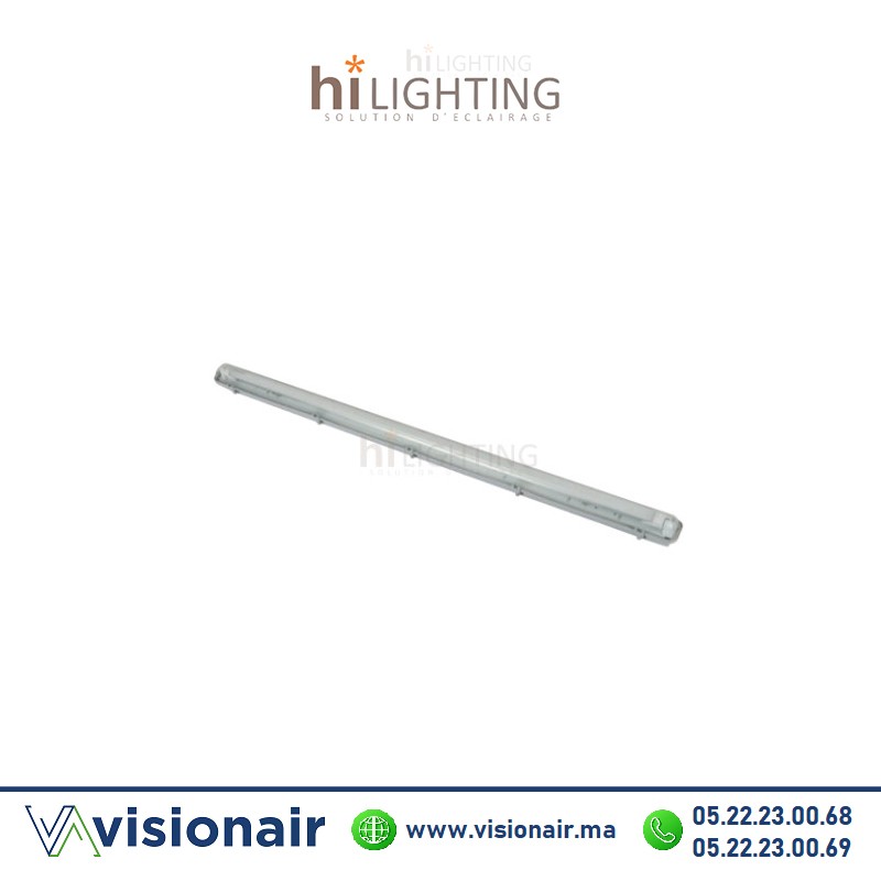 [HIL88112] Réglette étanche hilighting 1x120CM (VIDE) HIL88112
