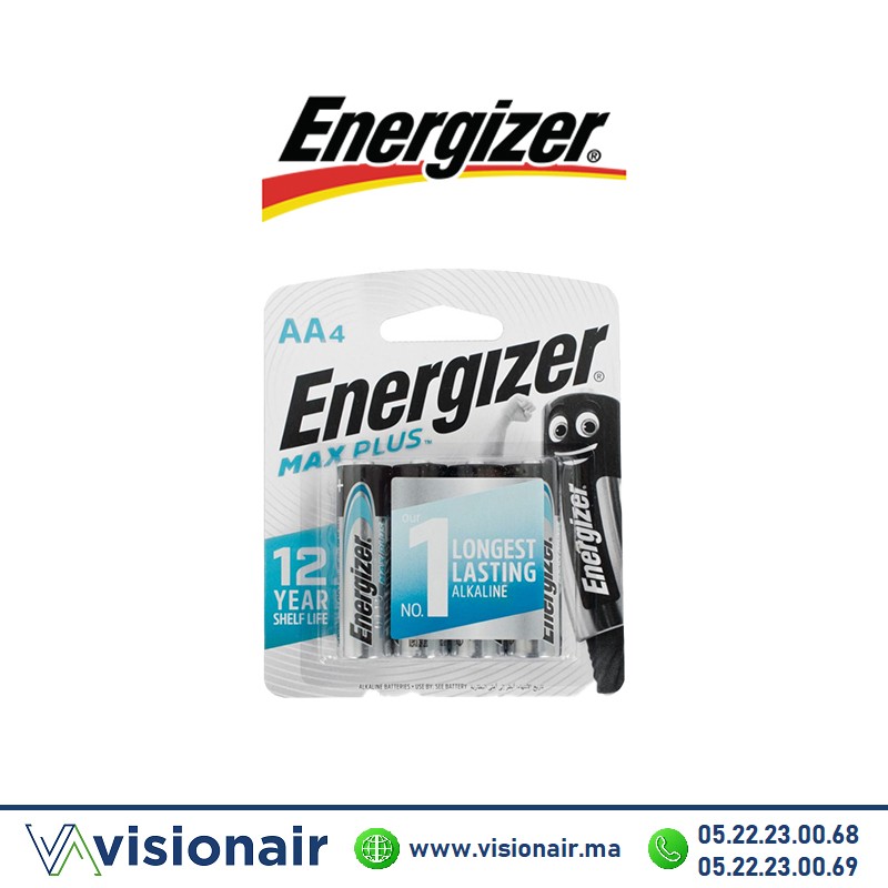 [EMAXPLUSAA4] Pile Energizer MAX Plus AA4 LR06 1,5V alcaline