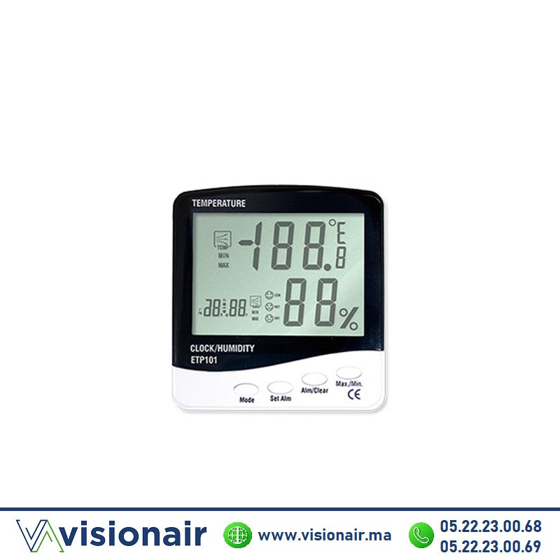 [ETP101] Thermomètre hygromètre température et humidité ETP101