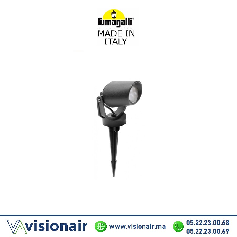 [FUMAMINITOMN-EL] Spot piquet de jardin Fumagalli Minitommy-EL noir