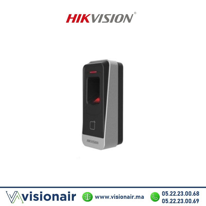 [DS-K1201AMF] Lecteur d'empreinte RS-485 and Wiegand IP65 Hikvision DS-K1201AMF