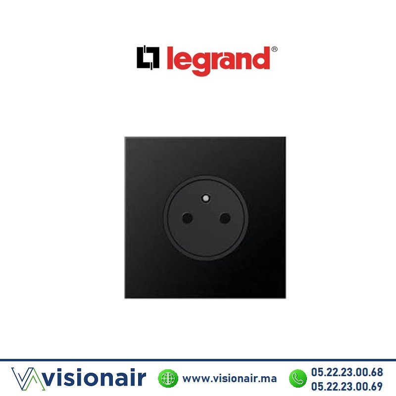 [LEG67831] Legrand art d'Arnould prise 2P+T Surface 16A 250V noir mat 67831