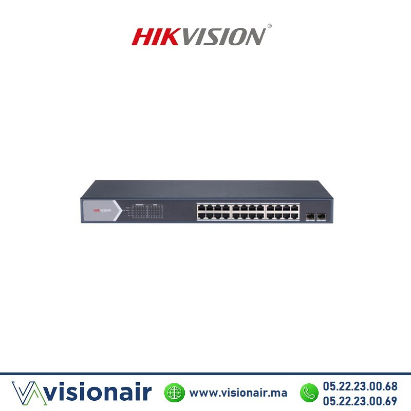[HIKDS-3E0526P-E/M] Switch HIKVISION 24 ports POE 10/100/1000 Gigabit DS-3E0526P-E/M