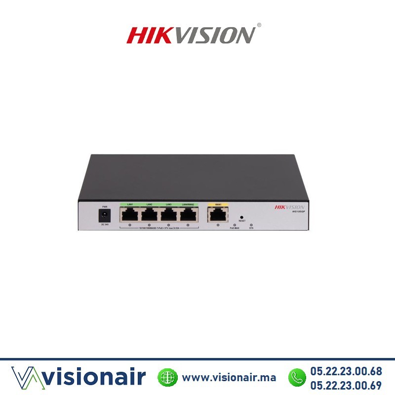 [DS-3WG105GP-SI] Routeur Hikvision All in One 5 Port PoE DS-3WG105GP-SI
