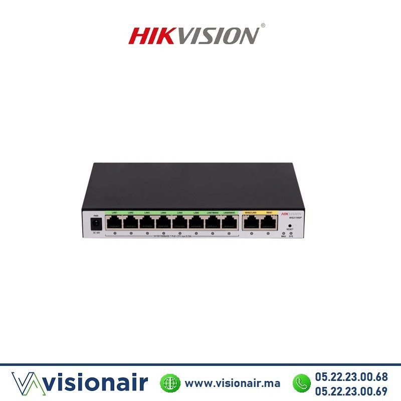[DS-3WG210GP-SI] Routeur Hikvision All in One 10 Port PoE DS-3WG210GP-SI