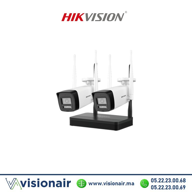 [NKS424W0H] Kit WI-FI Hikvision IP 4MP NVR+ 2 Bullet NKS424W0H