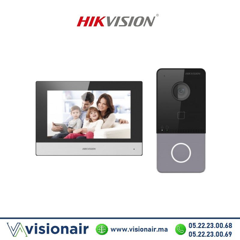 [DS-KIS603-P] KIT vidéophone IP HIKVISION 2MP DS-KIS603-P